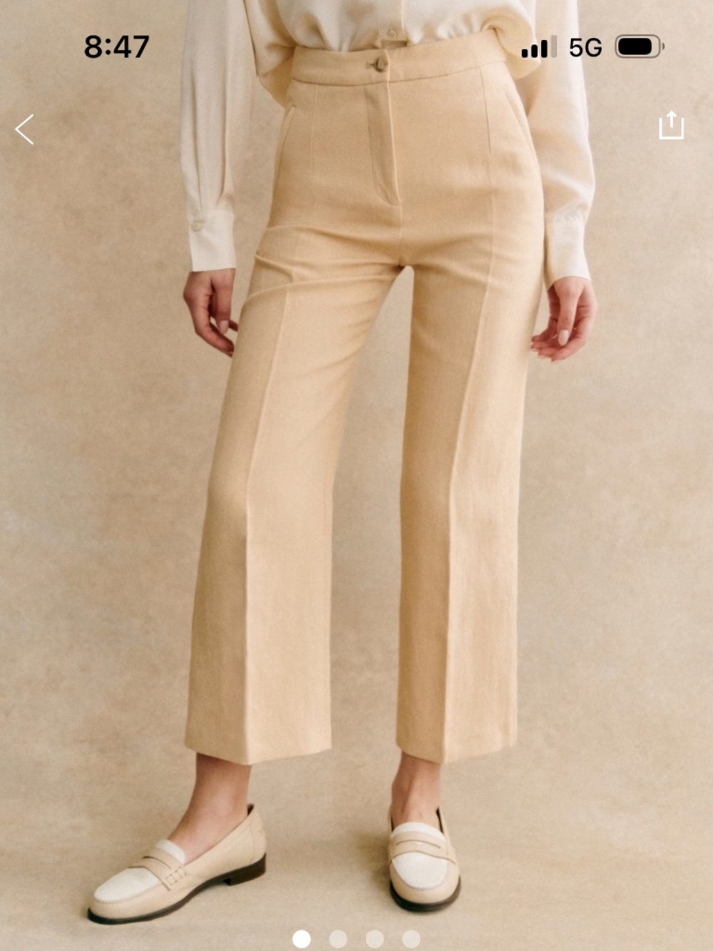Martin crop trouser